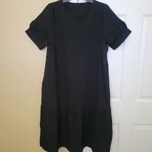 Easy fit midi dresss/ wrinkle free